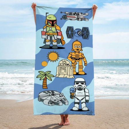 Star Wars Beach Day Beach Towel